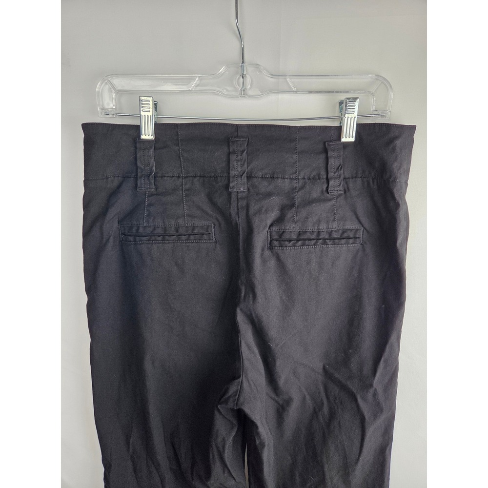 Maeve Naomi Linen Wide-Leg Flare Pants 12 Black High Rise Pockets 4123650590244 - Picture 7 of 16